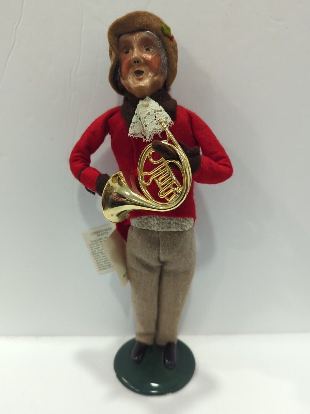 Byers‎ Christmas Waits Man w French Horn Limited Edition 11/100 w Tag 1992